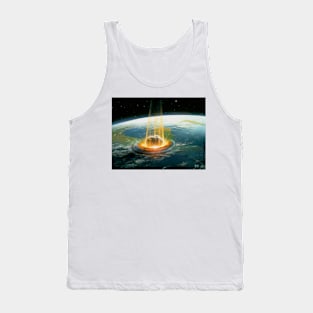 Artwork of the Chicxulub asteroid impact (E402/0049) Tank Top